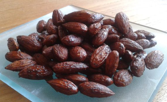 Ristede soya mandler