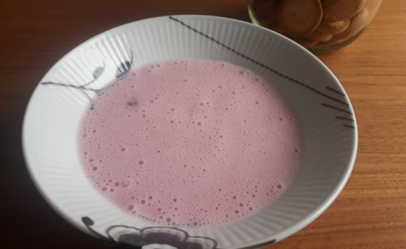 Koldskål_Hindbær